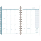 Cambridge® Glacier Weekly/Monthly Planner, Glacier Artwork, 8.5 x 6.38, Blue/Gray/Silver Cover, 12-Month (Jan to Dec): 2025 (AAG1727200) Each