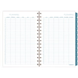 Cambridge® Glacier Weekly/Monthly Planner, Glacier Artwork, 8.5 x 6.38, Blue/Gray/Silver Cover, 12-Month (Jan to Dec): 2025 (AAG1727200) Each
