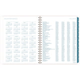 Cambridge® Glacier Weekly/Monthly Planner, Glacier Artwork, 11 x 9.25, Blue/Gray/Silver Cover, 12-Month (Jan to Dec): 2025 (AAG1727905) Each