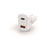 ByTech PD Car Charger, 60 W, Two 2 A Ports, White (BTHCLPDV6105WT) Each