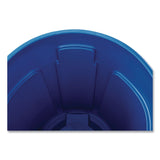 Rubbermaid® Commercial Brute Container, 10 gal, Plastic, Blue (RCP1779699CT) Case of 6