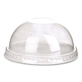 Eco-Products® GreenStripe Cold Cup Dome Lids, No Hole, Fits 9 oz to 24 oz Cold Cups, Plastic, Clear, 100/Pack, 10 Packs/Carton (ECOEPDLCCNH) Case of 1000