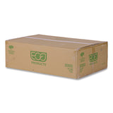Eco-Products® Renewable and Compostable Clear Clamshell Hinged Food Containers, 9 x 6 x 3, Plastic, 80/Pack, 3 Packs/Carton (ECOEPLC96) Case of 240
