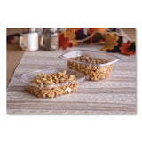 Eco-Products® Renewable and Compostable Rectangular Deli Containers with Lid, 12 oz, 2 x 4 x 2, Clear, Plastic, 100/Pack, 3 Packs/Carton (ECOEPRC12) Case of 300