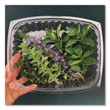 Eco-Products® Renewable and Compostable Rectangular Deli Containers with Lid, 24 oz, 4 x 5.5 x 2, Clear, Plastic, 50/Pack, 4 Packs/Carton (ECOEPRC24) Case of 200