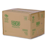 Eco-Products® Renewable and Compostable Rectangular Deli Containers with Lid, 24 oz, 4 x 5.5 x 2, Clear, Plastic, 50/Pack, 4 Packs/Carton (ECOEPRC24) Case of 200