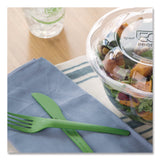 Eco-Products® Plantware Compostable Cutlery, Knife, Plastic, Green, 1,000/Carton (ECOEPS011G) Case of 1000