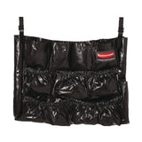 Rubbermaid Brute Caddy Bag, 12 Compartments, Black, 6/Carton (RCP1867533CT) Case of 6