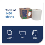 Tork Light Duty Cleaning Cloth, Giant Roll, 1-Ply, 9 x 12.4, White, 1,450 Sheet Roll/Carton (TRK500105) Each