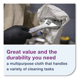 Tork Light Duty Cleaning Cloth, Giant Roll, 1-Ply, 9 x 12.4, White, 1,450 Sheet Roll/Carton (TRK500105) Each