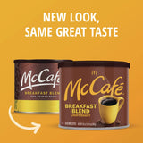 McCafe® Ground Coffee, Breakfast Blend, 30 oz Can (GMT7152EA) Each