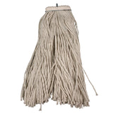 Impact® Layflat Regular Screw-Type Mop Head, Cotton, 24 oz, 1" Headband, White (IMP12124) Each