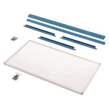 Global Industrial® Workbench Whiteboard Panel Kit, Steel/Aluminum, 48" (GBE319178BL) Each