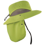 Ergodyne Chill-Its 8934 Ranger Hat with Neck Shade, Microfiber/Polyester, Large/X-Large, Lime (EGO12711) Each