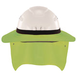 Ergodyne Chill-Its 6661 Universal Hard Hat Brim with Neck Shade, Lime (EGO12721) Each
