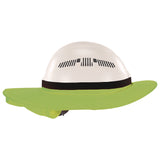 Ergodyne Chill-Its 6661 Universal Hard Hat Brim with Neck Shade, Lime (EGO12721) Each