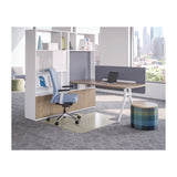 deflecto® Oceanmat Carpet Chair Mat, 45 x 53, Lipped, Clear (DEFCM1K232OCB) Each