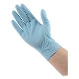 Boardwalk® Disposable Examination Nitrile Gloves, Powder-Free, X-Small, 5 mil Thick, 9.5" Long, Blue, 100/Box, 10 Boxes/Carton (BWK382XSCTA) Case of 1000