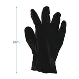 Boardwalk® 396 Series Disposable General-Purpose Nitrile Gloves, Powder-Free, XX-Large, 4.4 mil Thick, 9.5" Long, Black, 100/Box (BWK396XXLBXA) Box of 100