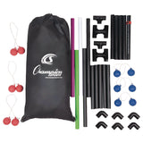 Champion Sports Ladder Ball Game Set, (2) 22" x 37.5" Ladders/(6) Bolas/Carry Bag (CSILGSTSET) Each