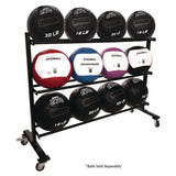 Champion Sports RPX Medicine Ball Rack, Metal, 220 lb Capacity, 18.5 x 62 x 45, Black (CSIRPXRACK) Each
