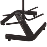 Champion Sports U-Ring Double Medicine Ball Tree, 28" x 28" x 60", Black (CSIDTM1) Each