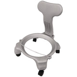 Champion Sports Kid's Ball Chair, Supports Up to 264 lb, 12.5" Seat Height, Blue Seat, Silver Base (CSIKDCH) Each