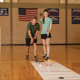 Champion Sports Blacktop Shuffleboard Set, (2) Two-Piece 51" Cues/(8) Discs/Sidewalk Chalk (CSISBA30) Each