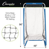 Champion Sports Football Kicking Screen, 96" x 48", 1.5" dia Frame (CSIFKPRO) Each