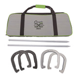 Champion Sports Forged Steel Horseshoe Set, 4 Horseshoes/2 Stakes/Carry Bag/Rules Sheet (CSICG210) Each