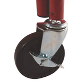 Champion Sports Back Ease Storage Cart, Metal, 176 lb Capacity, 30 x 43 x 45, Red (CSIOCLX) Each