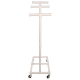 Champion Sports Jump Rope and Hoop Cart, Plastic, 19 x 28 x 69, White (CSIRHRACK) Each