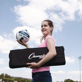 Champion Sports Deluxe Volleyball Set, Official-Size Volleyball, Volleyball Net (CSIVBSET) Each