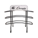 Champion Sports 3-Tier Pro Basketball Rack, Metal, 220 lb Capacity, 8 x 60 x 48, Silver (CSICBR15) Each
