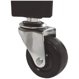 Champion Sports Portable Jump Rope Metal Rack, 23" x 23" x 65", Black (CSIJRS12M) Each