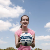 Champion Sports Deluxe Volleyball Set, Official-Size Volleyball, Volleyball Net (CSIVBSET) Each