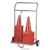 Champion Sports Combination Equipment Cart, Metal, 132 lb Capacity, 16 x 32 x 48, Silver (CSICSCART) Each