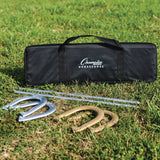 Champion Sports Deluxe Horseshoe Tournament Set, 4 Horseshoes/2 Stakes/Carry Bag/Rule Sheet (CSICG205) Each