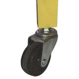 Champion Sports Half Size Lockable Ball Locker, Metal, 132 lb Capacity, 29 x 27 x 31, Yellow (CSILRCS) Each