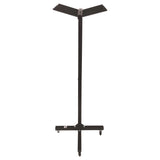 Champion Sports Portable Jump Rope Metal Rack, 23" x 23" x 65", Black (CSIJRS12M) Each