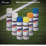 Champion Sports Field Marking Paint, 18 oz Aerosol Spray, White (CSIFMP2W) Case of 12