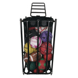 Champion Sports Compact Lockable Ball Locker, Metal, 176 lb Capacity, 22 x 28 x 43, Black (CSICBL) Each