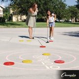 Champion Sports Economy Shuffleboard Set, 15-ft Court, Four 51" Cues, Eight Discs (CSISBA20) Each