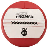Champion Sports Rhino Promax Medicine Ball, 4 lb, Red (CSIRPX4) Each