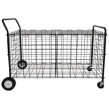 Champion Sports Double-Sided Lockable Ball Locker, Metal, 176 lb Capacity, 24 x 59 x 37, Black (CSIDSLX) Each