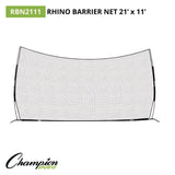 Champion Sports Rhino Flex Barrier Net, 21 ft x 11 ft (CSIRBN2111) Each