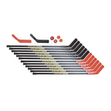 Champion Sports Ultra Shaft Hockey Set, Twelve 52" Hocket Sticks/Two Balls/Two Pucks/Two Extra Blades (CSIUS52SET) Each