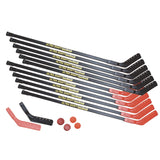 Champion Sports Ultra Shaft Hockey Set, Twelve 52" Hocket Sticks/Two Balls/Two Pucks/Two Extra Blades (CSIUS52SET) Each