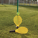 Champion Sports Tether Tennis Game Set, Two Paddles, Two Tennis Balls (CSITTGAME) Each