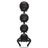 Champion Sports U-Ring Double Medicine Ball Tree, 28" x 28" x 60", Black (CSIDTM1) Each